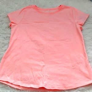 2 kids Wonder Nation tee's, size 10-12, pink and green